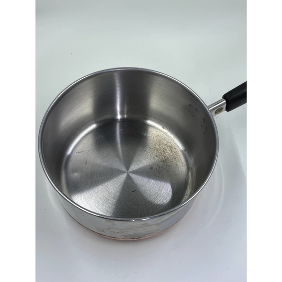 Revere Copper Ware 1 qt (Clinton, Ill) no lid - Picture 4 of 4